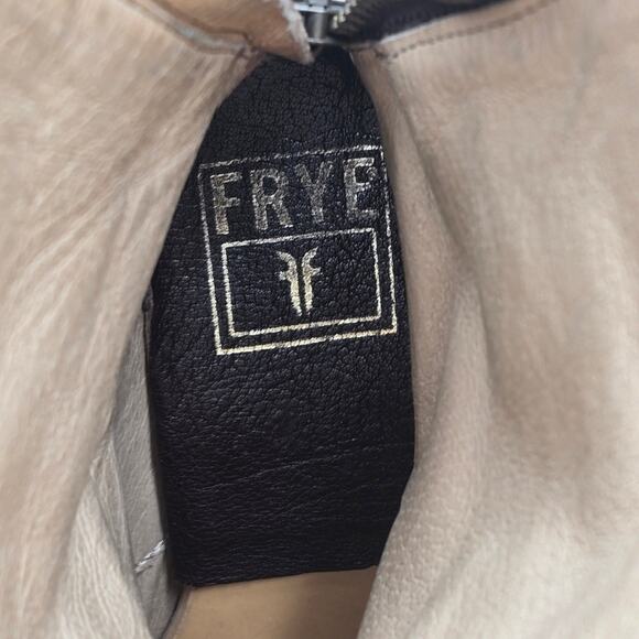 Frye Melissa Back Zip Button Boots‎ Dark Brown Size 6B - Picture 14 of 15